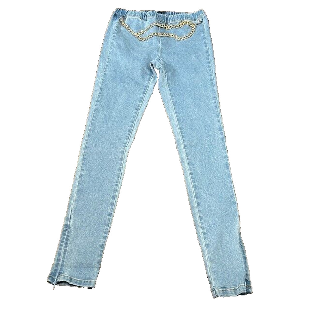 Generation Love Delfina Chain‎ Jegging Jeans Pull On Stretch Denim Light Wash XS